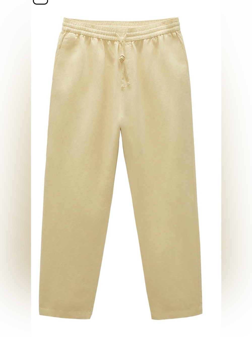 Zara cotton-linen pants